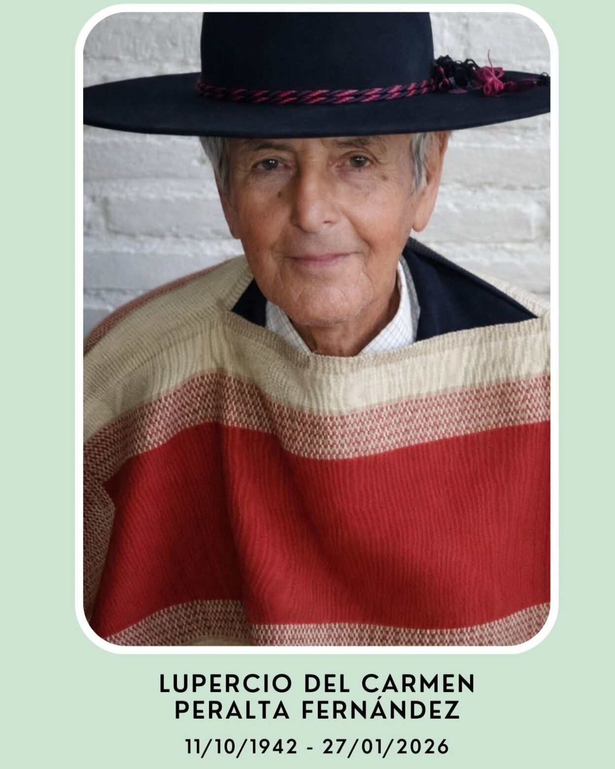 Condolencias para la Familia Peralta Fernández