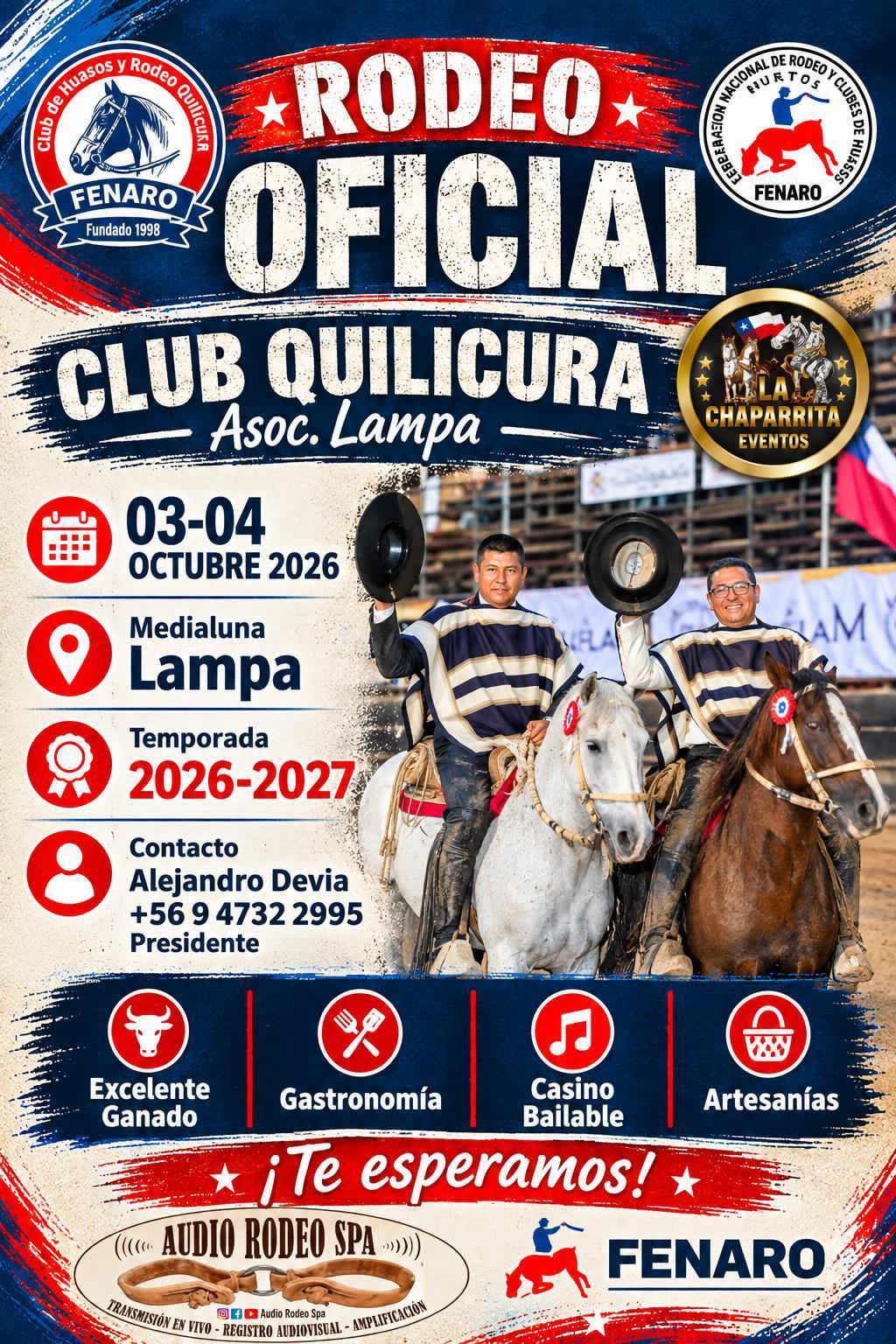 Rodeo Club Quilicura, Asociación Quilicura, 3 y 4 octubre 2026