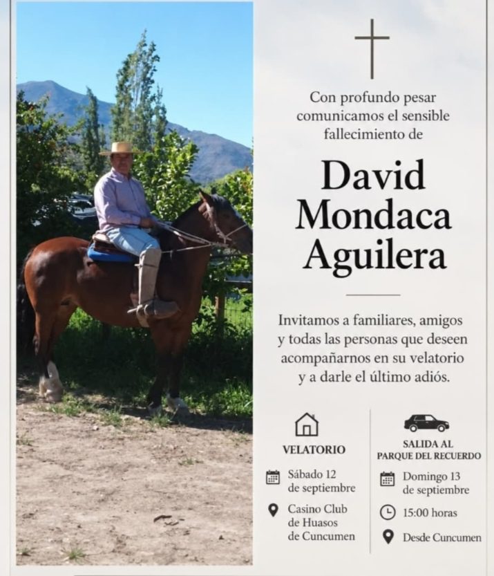 Condolencias para la Familia Mondaca Aguilera